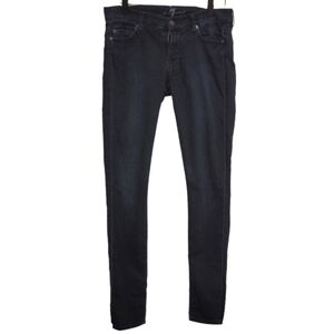 2/$18 7 for All Mankind Boys 28 Waist Dark Wash Jeans the Skinny Youth Kids